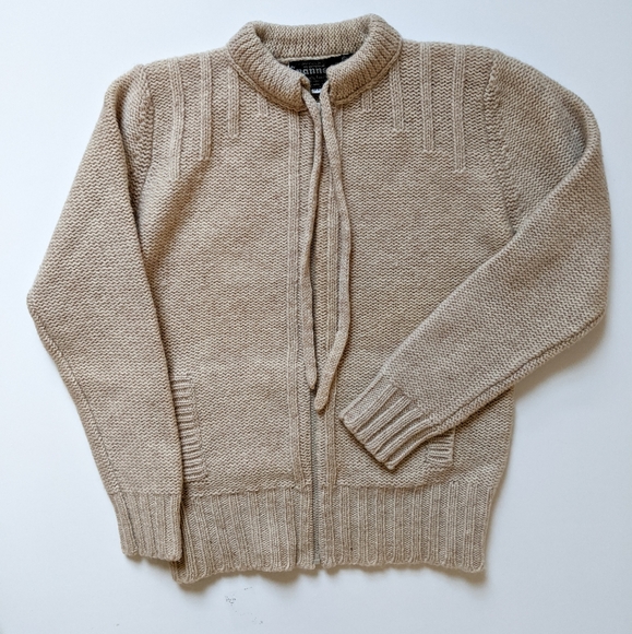 Vintage pure wool zip sweater - Picture 3 of 8